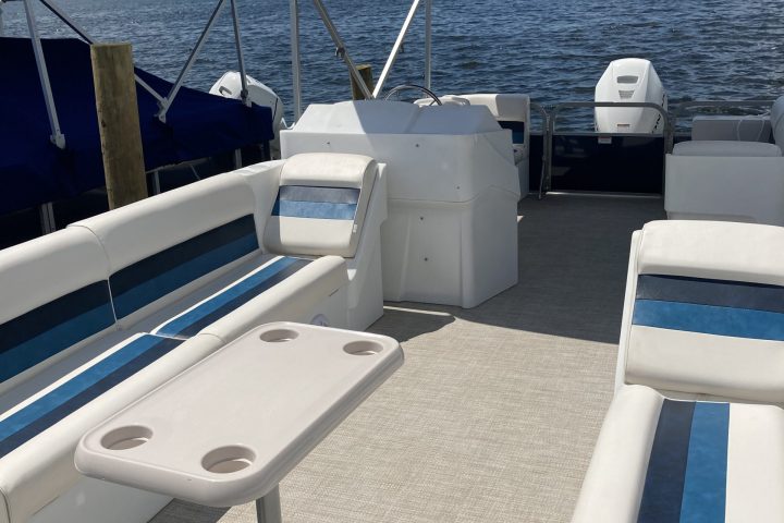 a boat sitting on top of a table